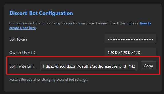 Discord Bot Invitation Step
